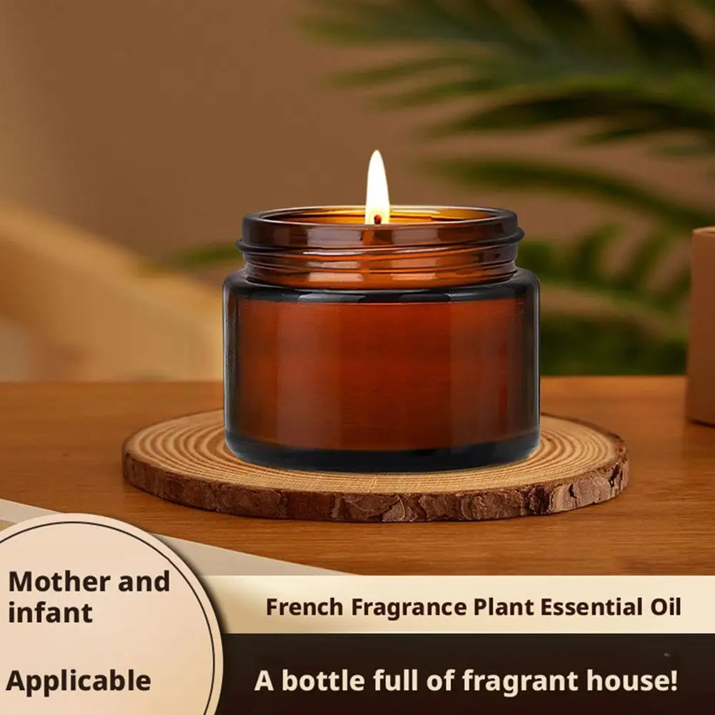 Luxury Glass Cup Aromatherapy Candle | Smokeless Scented Candle for Home Decoration Birthday or Valentine’s Day Gift