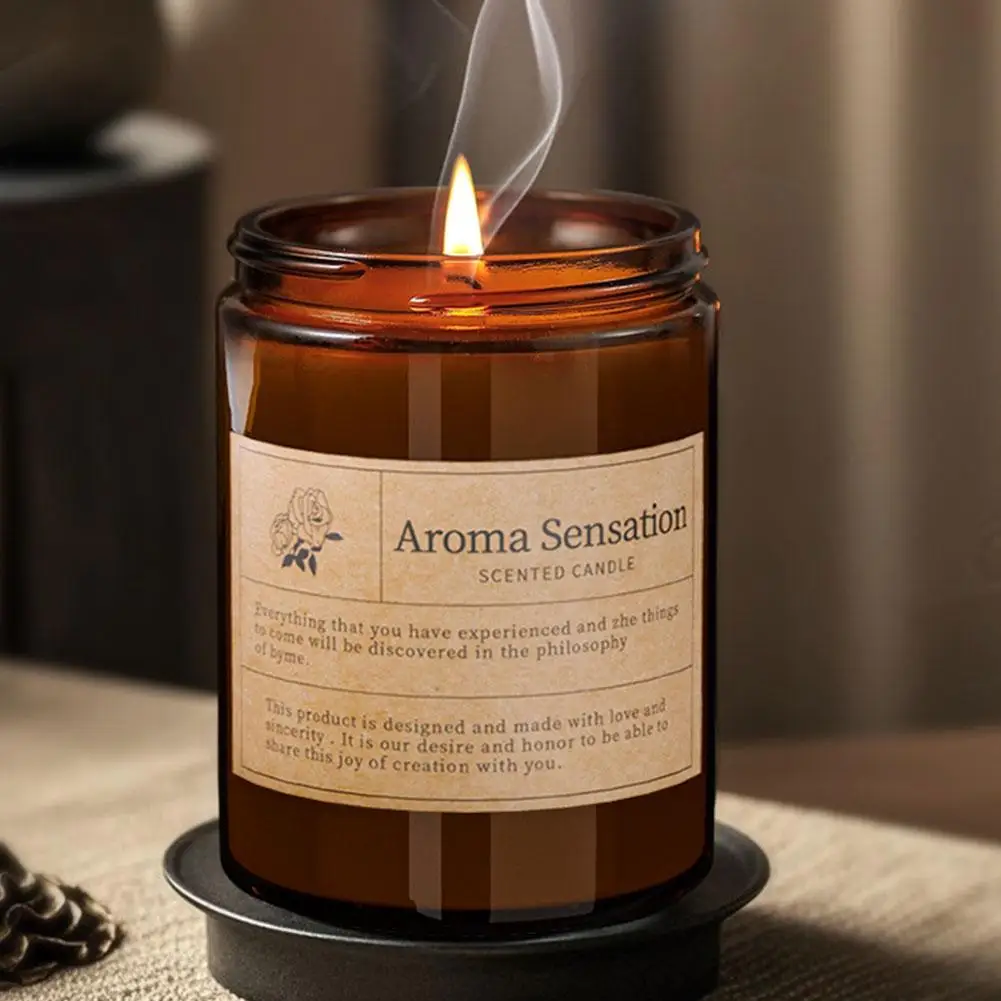 Luxury Glass Cup Aromatherapy Candle | Smokeless Scented Candle for Home Decoration Birthday or Valentine’s Day Gift