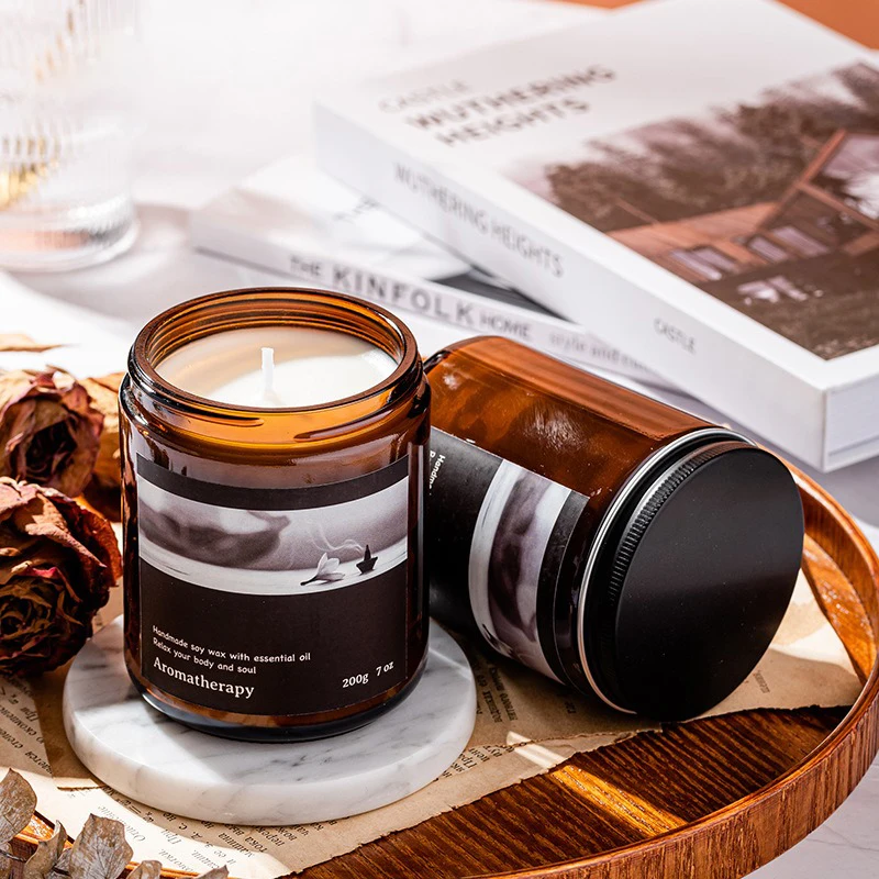 7oz Scented Candles for Home, 45 Hours Burn Time Natural Soy Wax Scented Candles, Aromatherapy Jar Candle Christmas Gift